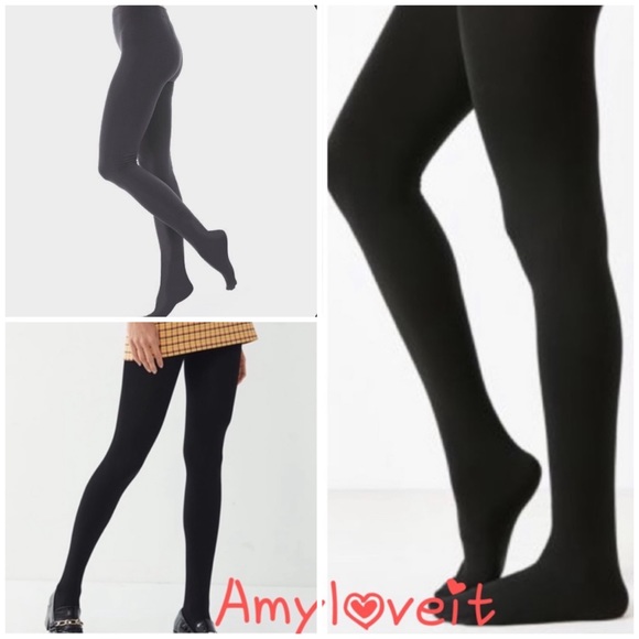 footed fleece tights